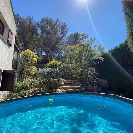 Villa La Louette, 100M Centre-Village, Piscine H-Sol, Proche Mer Saint-Cyr-sur-Mer Luaran gambar